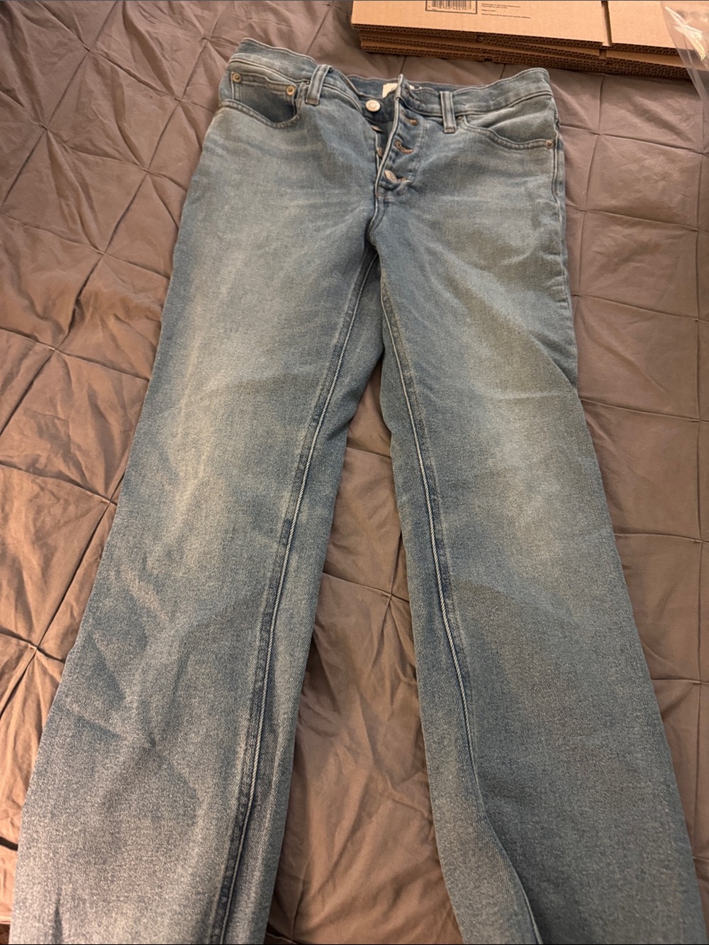 J. Crew Light Blue Wide-Leg Jeans